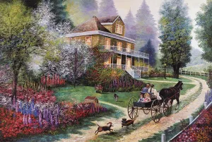 Riding Fun - 1000pc Jigsaw Puzzle by Tomax
