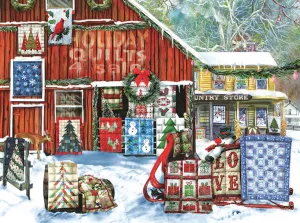 Holiday Quilts - 1000pc Jigsaw Puzzle by Sunsout  			  					NEW