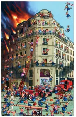 Ruyer: Fire Brigade - 1000pc Jigsaw Puzzle by Piatnik