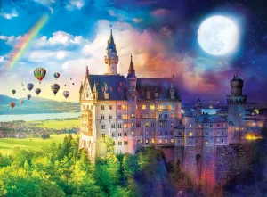 Night &amp; Day: Neuschwanstein Dreams - 1000pc Jigsaw Puzzle by Buffalo Games  			  					NEW