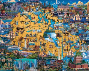 Best of Canada - 1000pc Jigsaw Puzzle by Dowdle  			  					NEW