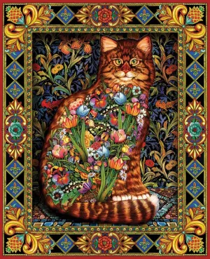 Tapestry Cats - 1000pc Jigsaw Puzzle by White Mountain