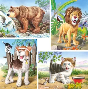 Animals - 8,12,15,20pc Jigsaw Puzzle By Castorland