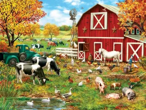 A Day on the Farm - 300pc Jigsaw Puzzle By Sunsout