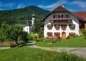 Holidays in HÃ¶glwÃ¶rth Monastery, Upper Bavaria - 500pc Jigsaw Puzzle by Schmidt  			  					NEW