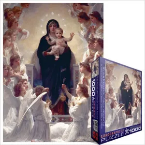 Bouguereau: Virgin with Angels - 1000pc Jigsaw Puzzle by Eurographics