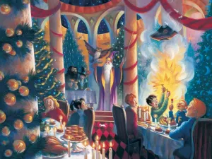 Christmas at Hogwarts 500 - 500pc Jigsaw Puzzle by New York Puzzle Company  			  					NEW