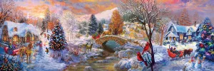 To Grandma's House We Go - 1000pc Panoramic Jigsaw Puzzle by Eurographics  			  					NEW