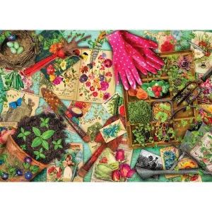 Treats N Treasures: Vintage Garden - 1000pc Jigsaw Puzzle by Holdson  			  					NEW
