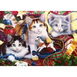Holiday Mischief - 500pc Jigsaw Puzzle by Masterpieces  			  					NEW