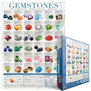 Gemstones - 1000pc Jigsaw Puzzle by Eurographics