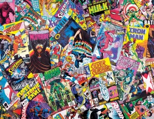 Comic Book Galore - 1000pc Jigsaw Puzzle By Springbok  			  					NEW
