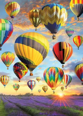 Hot Air Balloons - 1000pc Jigsaw Puzzle by Jack Pine  			  					NEW