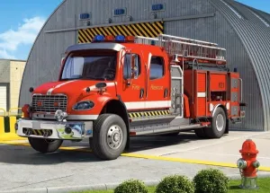 Fire Engine - 120pc Jigsaw Puzzle By Castorland