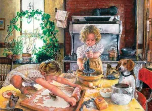 Baking Cookies - 1000pc Jigsaw Puzzle by Anatolian