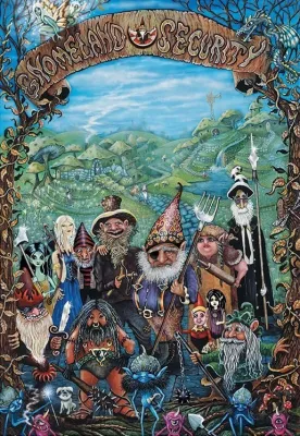 Dubois: Gnomeland Security - 1000pc Jigsaw Puzzle by Pomegranate  			  					NEW