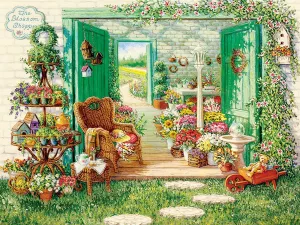 The Blossom Shoppe - 500pc Jigsaw Puzzle by Cobble Hill