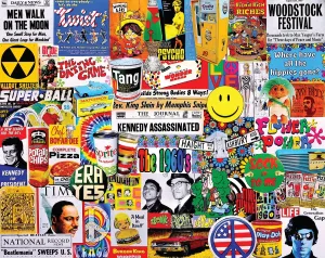 Life in the 60's - 1000pc Jigsaw Puzzle By White Mountain