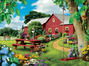 Picnic Paradise - 750pc Jigsaw Puzzle by Masterpieces