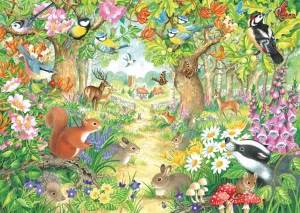 A Woodland Trail - 1000pc Jigsaw Puzzle By Falcon  			  					NEW