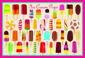 Ice Cream Pops - 100pc Jigsaw Puzzle by Eurographics  			  					NEW