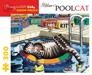 Kilban: Pool Cat  - 300pc Jigsaw Puzzle by Pomegranate