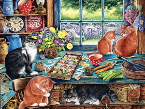 Cats Retreat - 1000pc Jigsaw Puzzle by Jack Pine