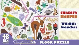 Harper: Wildlife Wonders - 48pc Floor by Pomegranate  			  					NEW