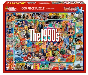 The Nineties - 1000pc Jigsaw Puzzle By White Mountain