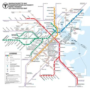 Boston Subway Puzzle - 500pc Jigsaw Puzzle by New York Puzzle Co.