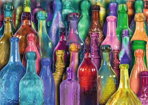 Colorful Bottles - 1000pc Jigsaw Puzzle By Ravensburger
