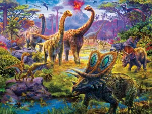 Prehistoria: Sauropods - 300pc Oversized Jigsaw Puzzle by Ceaco