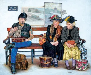 Who Sat Down First? - 1000pc Jigsaw Puzzle By Sunsout  			  					NEW