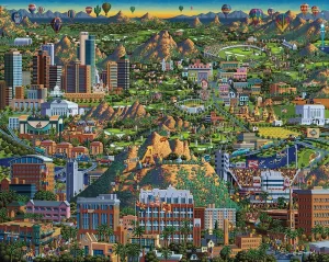 Valley of the Sun - 1000pc Jigsaw Puzzle by Dowdle