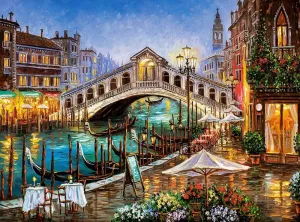 Grand Canal Bistro - 2000pc Jigsaw Puzzle By Castorland  			  					NEW