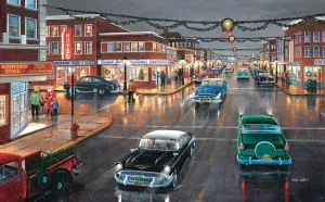 Main Street Tis the Season - 300pc Jigsaw Puzzle By Sunsout  			  					NEW