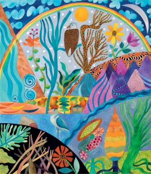 Houck: Curling, Swirling, Twirling &amp; Unfurling - 300pc Jigsaw Puzzle by Pomegranate  			  					NEW