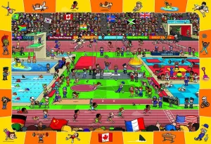 Spot &amp; Find Olympics - 100pc Jigsaw Puzzle by Eurographics  			  					NEW