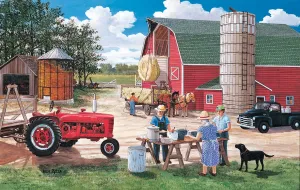 Lunchtime on the Farm - 30pc Jigsaw Puzzle by Sunsout  			  					NEW