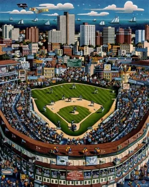 Wrigley Field - 500pc Jigsaw Puzzle by Dowdle