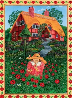 Peter Church: Poppy Garden - 550pc Jigsaw Puzzle by Ceaco