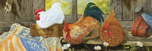 Barnyard Royalty - 500pc Panoramic Jigsaw Puzzle by SunsOut