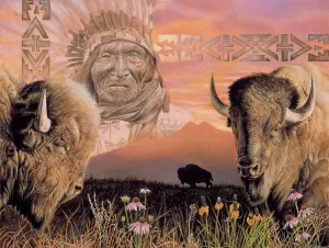 Keeper of the Plains - 500pc Jigsaw Puzzle By Sunsout  			  					NEW