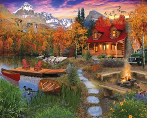 Cozy Cabin - 1000pc Jigsaw Puzzle By White Mountain