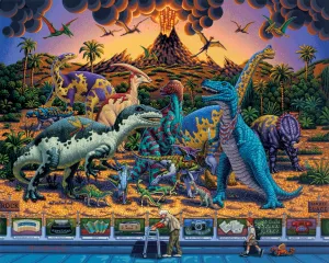 Dinosaur Museum - 500pc Jigsaw Puzzle by Dowdle  			  					NEW