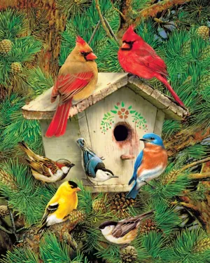 Feathered Retreat - 1000pc Jigsaw Puzzle by Springbok
