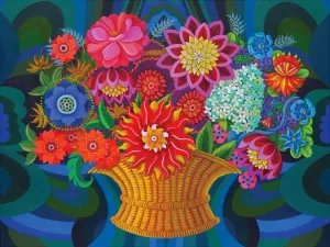 Tattersfield: Blooms Basket - 300pc Jigsaw Puzzle by Pomegranate  			  					NEW