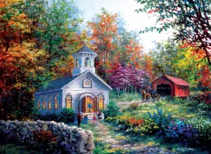 Worship in the Countryside - 1500pc Jigsaw Puzzle by SunsOut