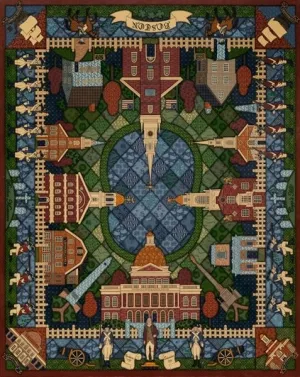 Boston Quilt - 500pc Jigsaw Puzzle by Dowdle