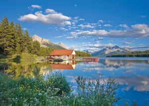 A Weekend at the Lake - 1000pc Jigsaw Puzzle by Schmidt  			  					NEW